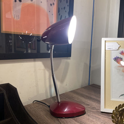 Red Bendy-Neck Desk Lamp