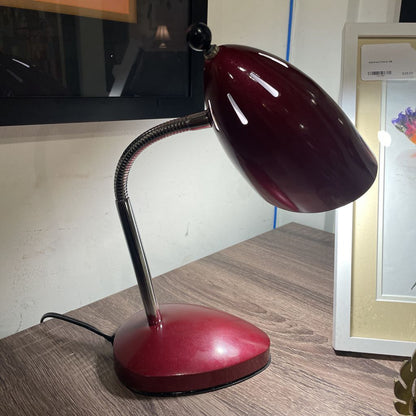 Red Bendy-Neck Desk Lamp