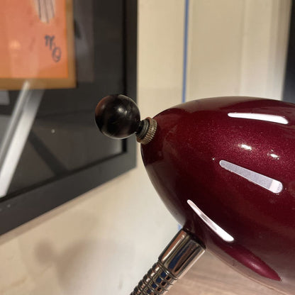 Red Bendy-Neck Desk Lamp