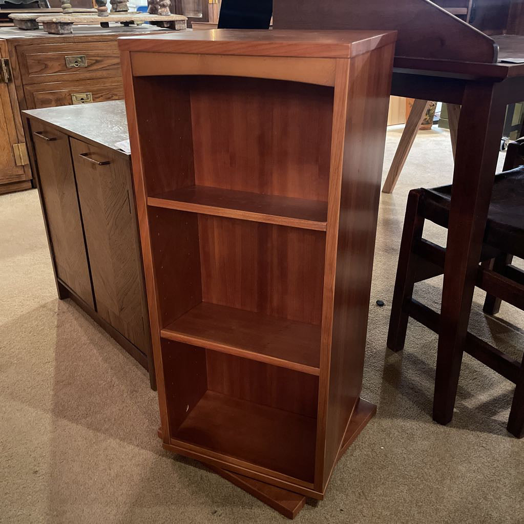 Revolving Narrow Wood Shelf