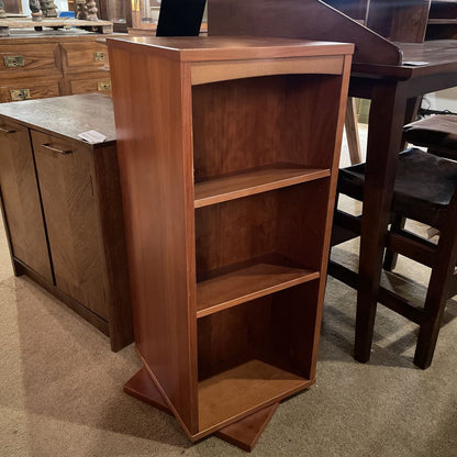 Revolving Narrow Wood Shelf