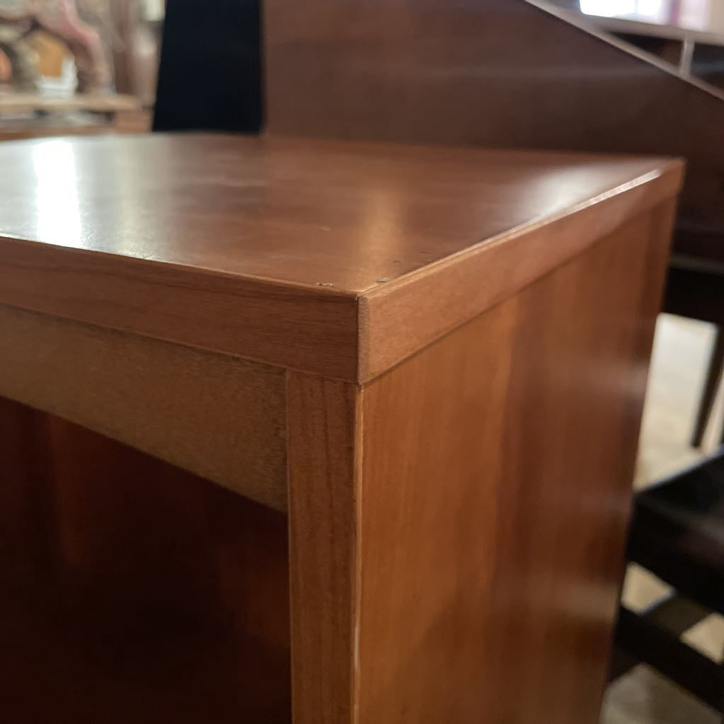 Revolving Narrow Wood Shelf