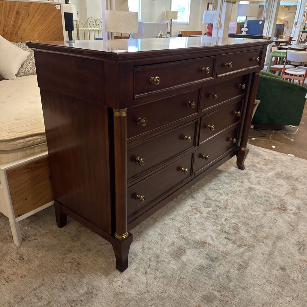 Large Darkwood Traditional Lowboy