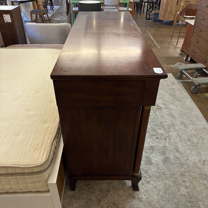 Large Darkwood Traditional Lowboy