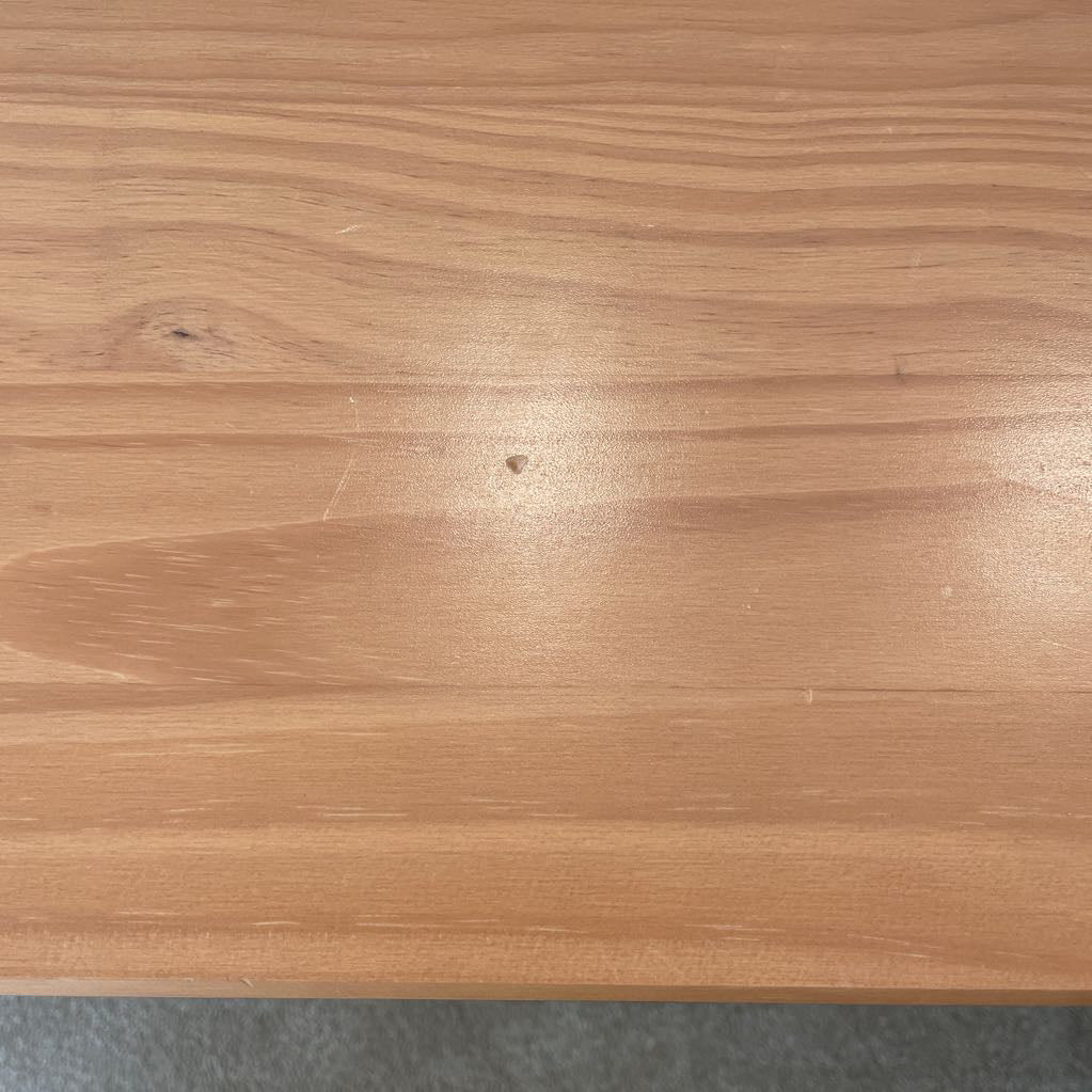 Pine with Black Accents 6 Drawer Lowboy