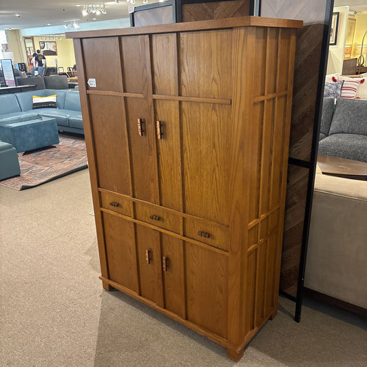 Mission Style Copper Hardware Armoir C CABINETS