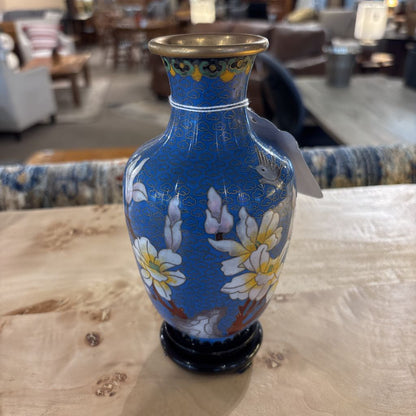 Vintage Chinese Blue Mini Vase