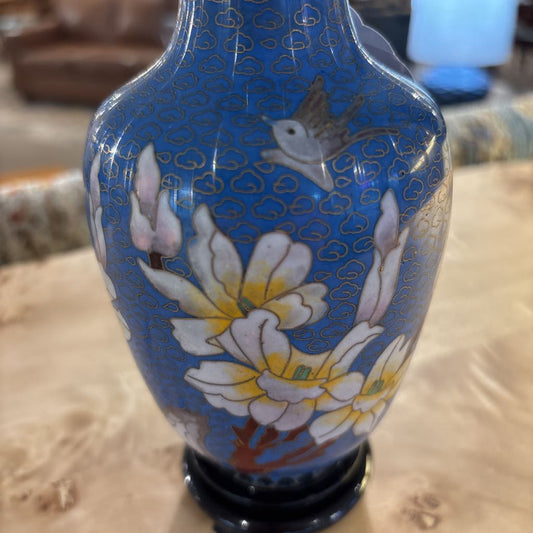 Vintage Chinese Blue Mini Vase SMALLS