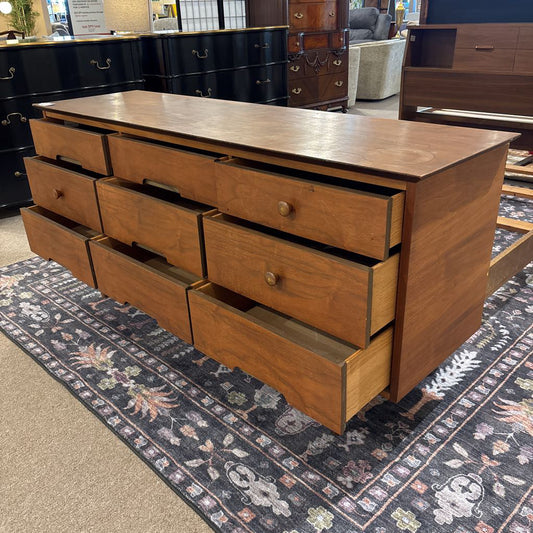 MC 9 Drawer Lowboy Dresser (AS IS) C LOWBOYS