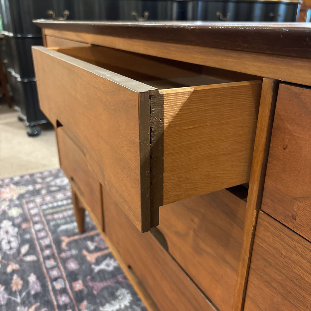 MC 9 Drawer Lowboy Dresser (AS IS)