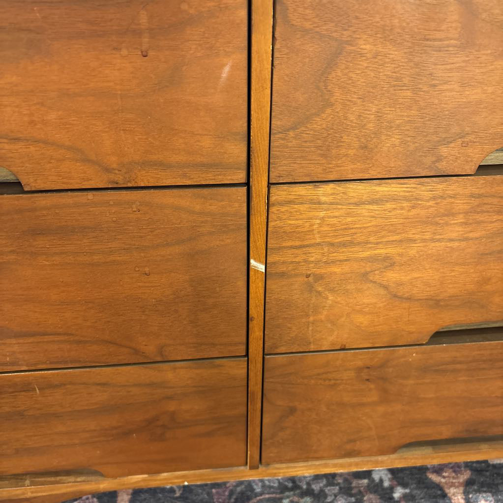 MC 9 Drawer Lowboy Dresser (AS IS)