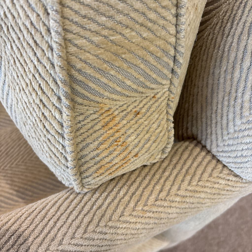 Parson Style Cream Accent Chair (AS IS)