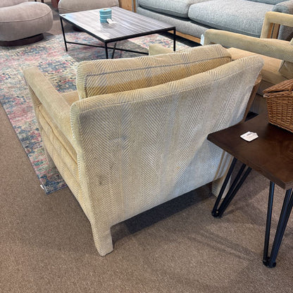 Parson Style Cream Accent Chair (AS IS)