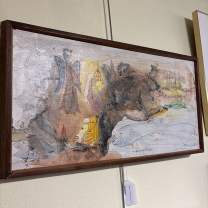 Original Pen & Watercolor Art
