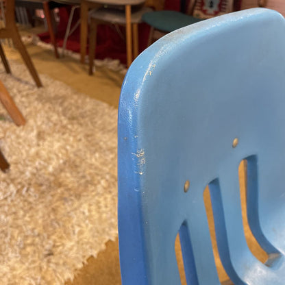Vintage Blue School Chair