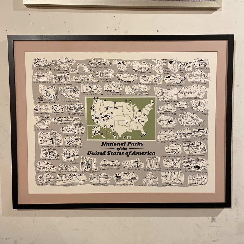 National Parks of America Art