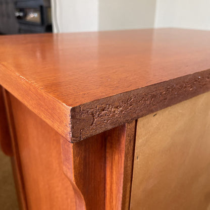 Craftsman Style 3 Drawer Nightstand w/ Pull Out