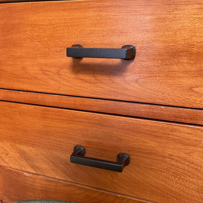 Craftsman Style 3 Drawer Nightstand w/ Pull Out