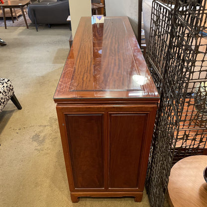 Chinoiserie Style 4 Door 4 Drawer Credenza