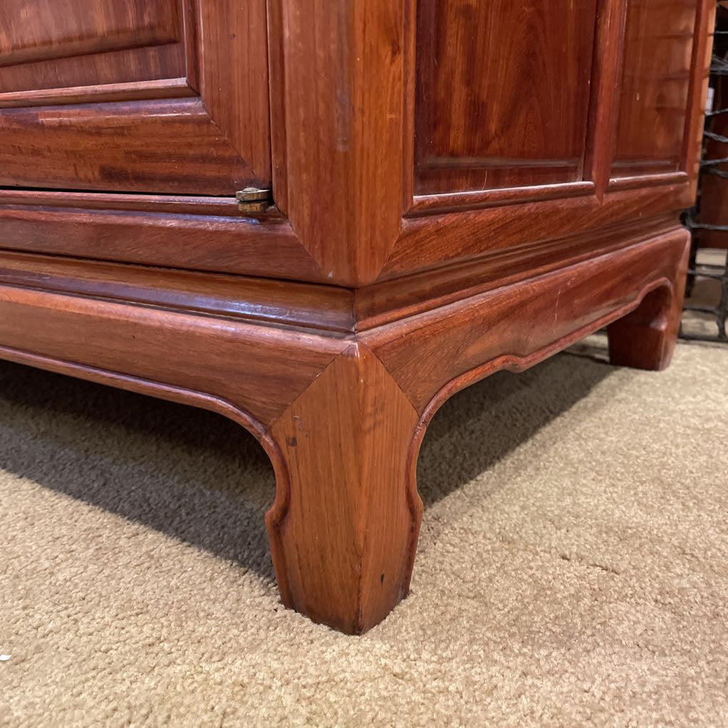 Chinoiserie Style 4 Door 4 Drawer Credenza
