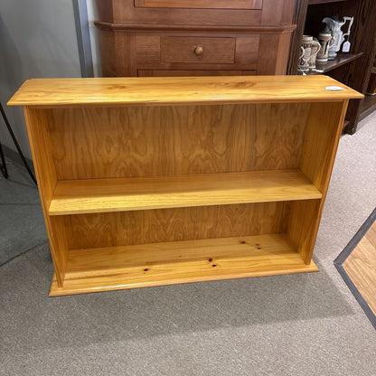 Natural Pine Low Shelf Console
