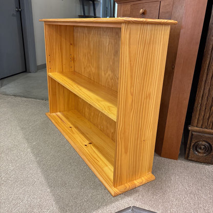 Natural Pine Low Shelf Console