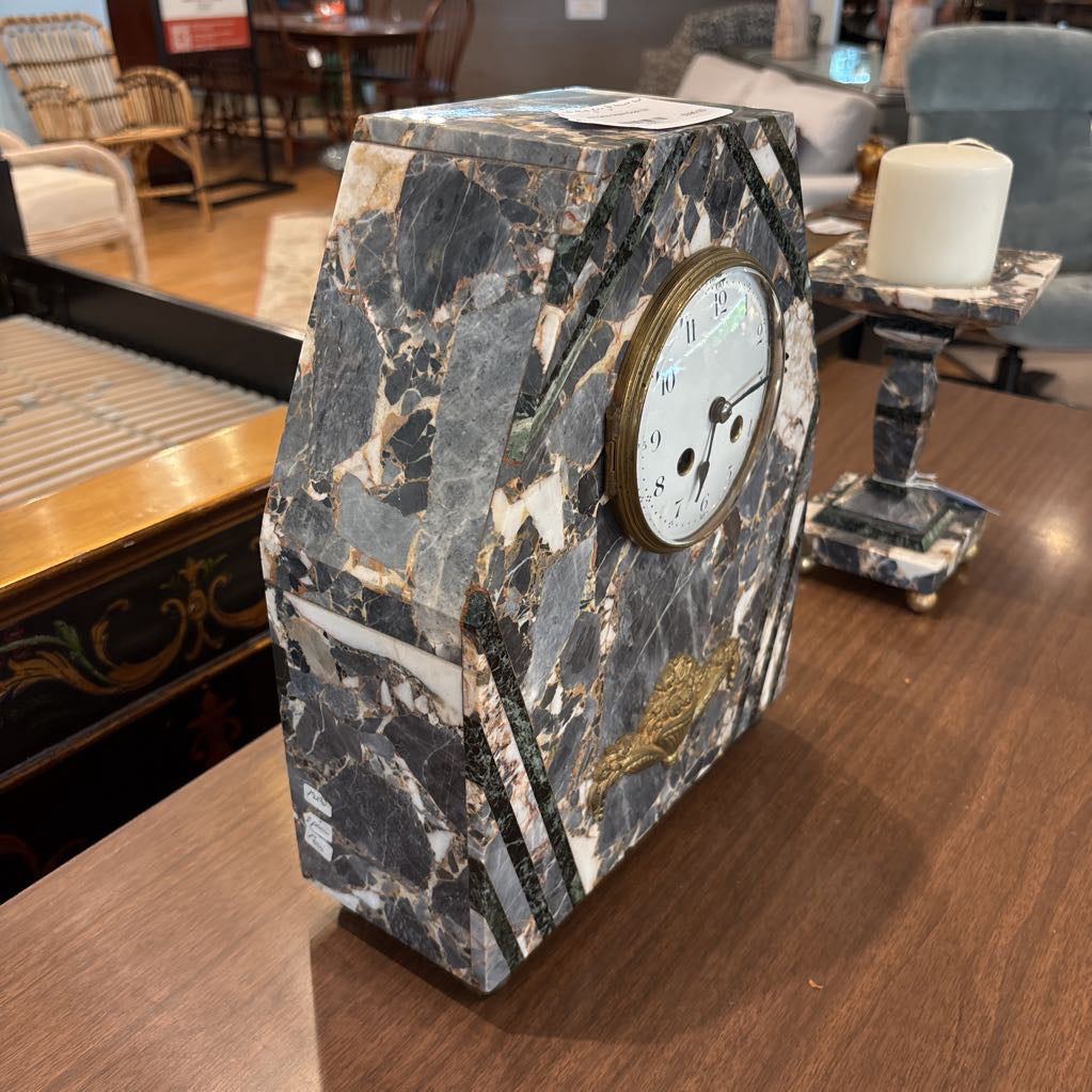 Art Deco Stone Clock SMALLS