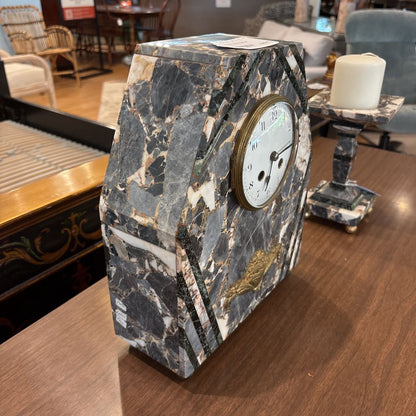 Art Deco Stone Clock SMALLS