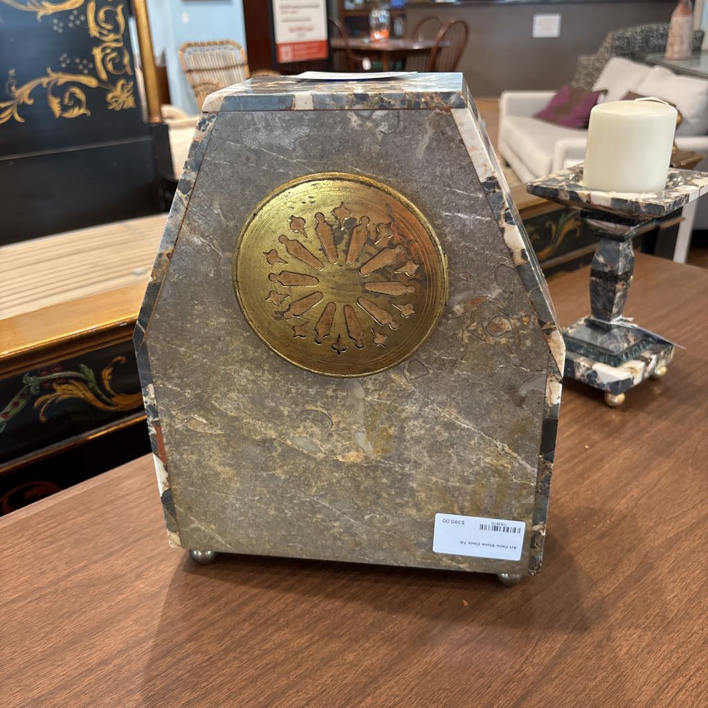 Art Deco Stone Clock