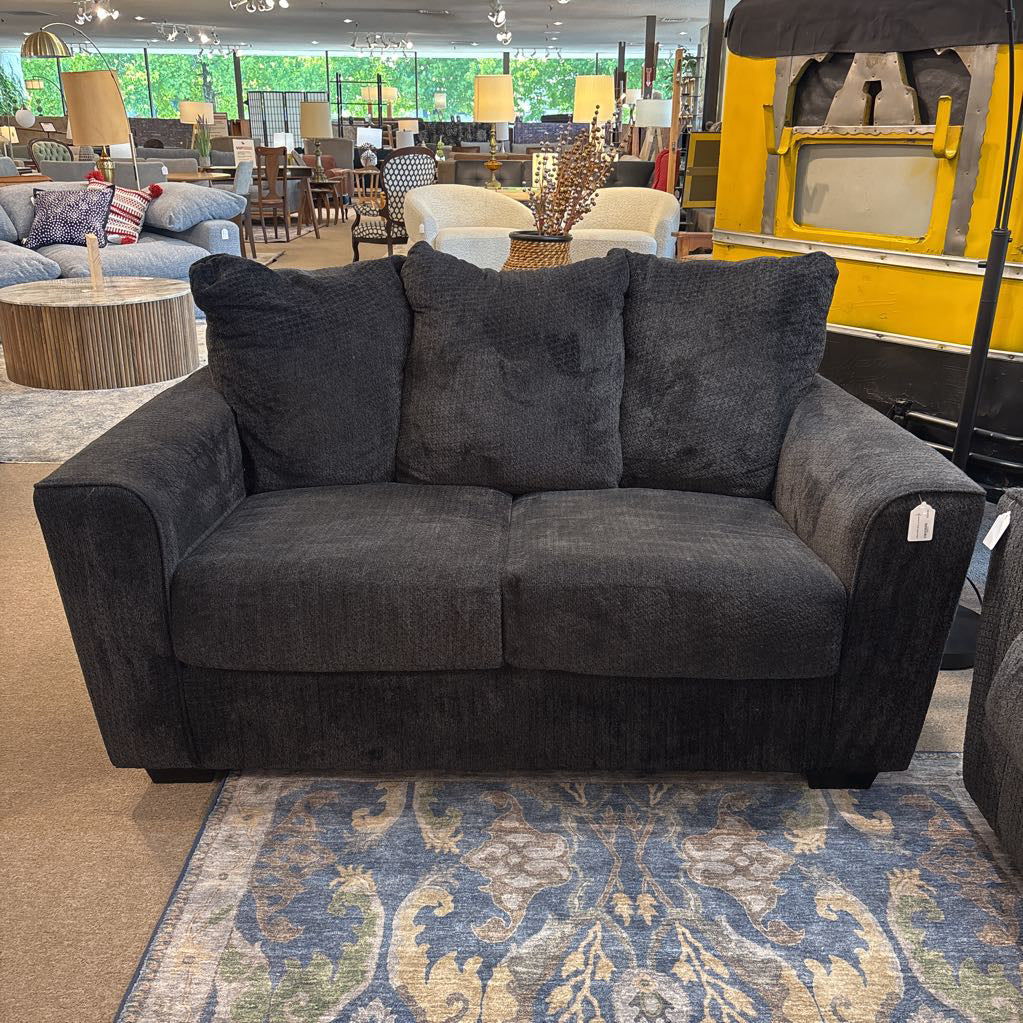Wixon Dark Grey Loveseat