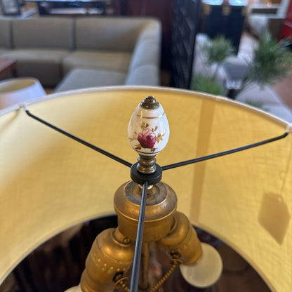 Antique Ornate Gilded Table Lamp