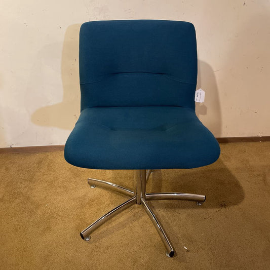 Teal Steel Case Style 454 Swivel Chair U ACCENT CHAIRS