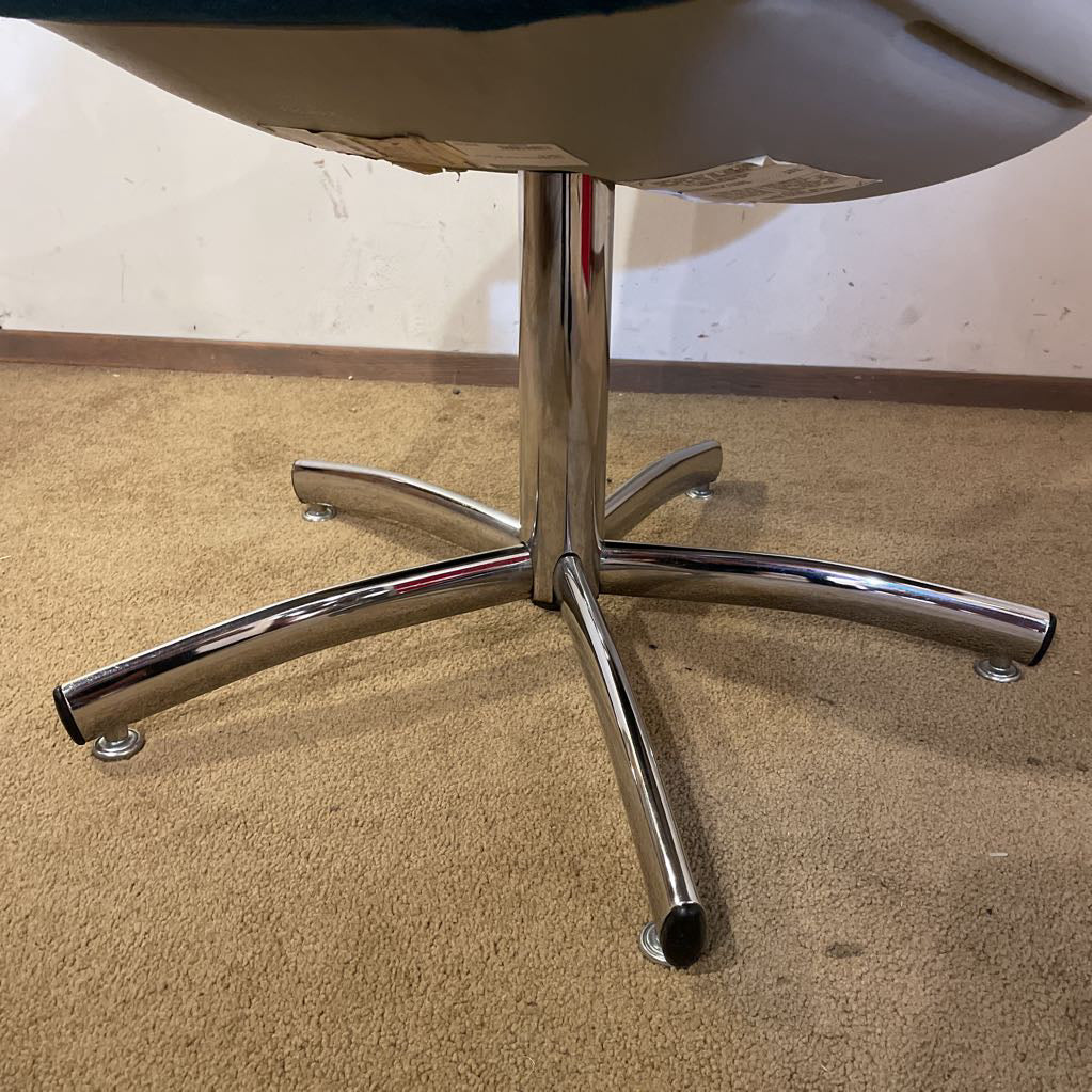 Teal Steel Case Style 454 Swivel Chair U ACCENT CHAIRS