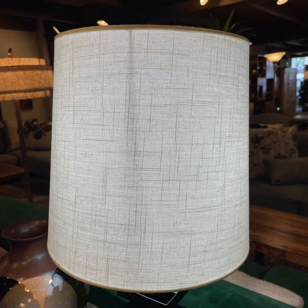 Black Glass Stacked Squares Base Table Lamp