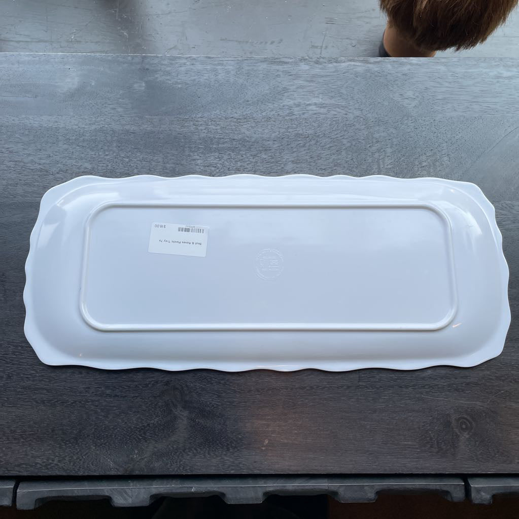 Skull & Roses Plastic Tray