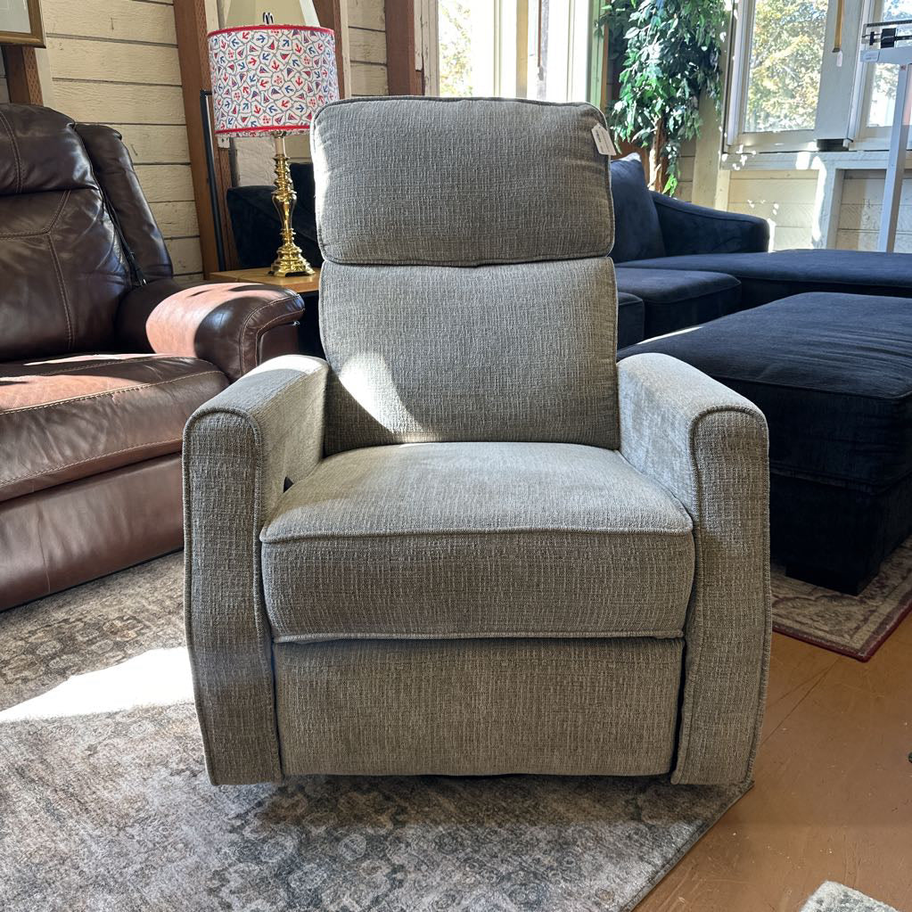 Grey Swivel Rocker Recliner