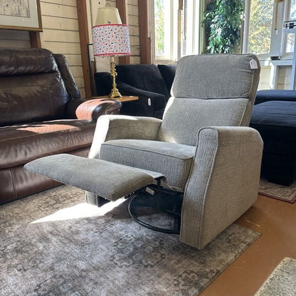 Grey Swivel Rocker Recliner