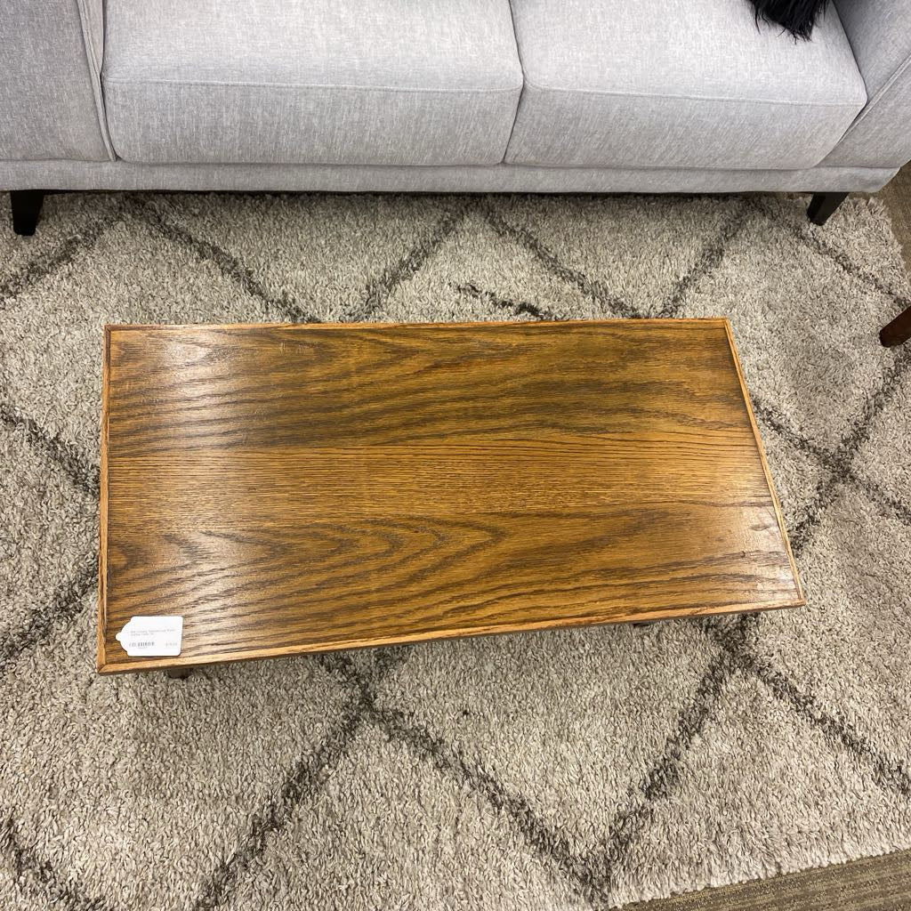 Mid Century Tapered Leg Wood Coffee Table