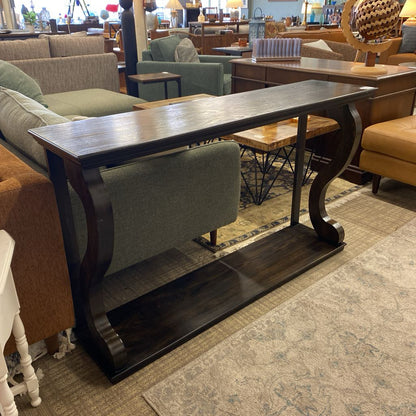 Espresso Oak Cabrio Console Table