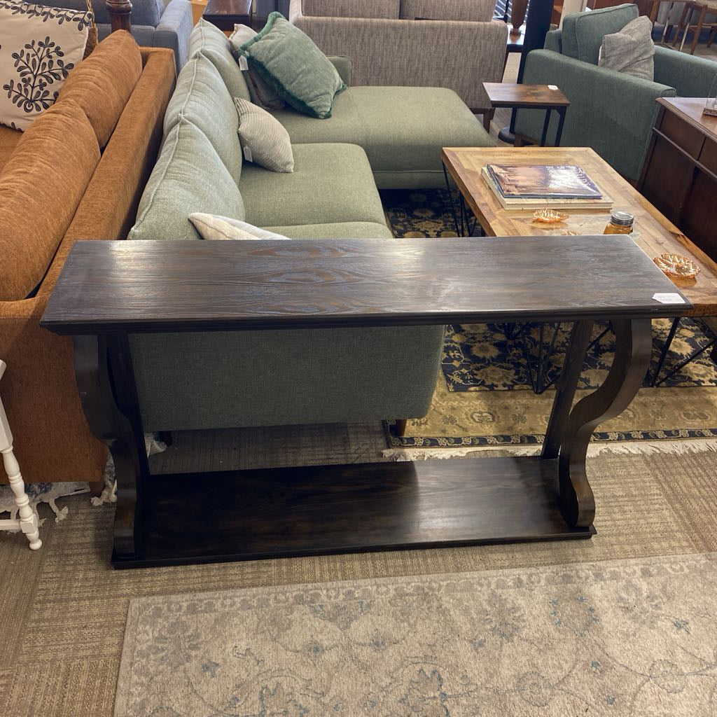 Espresso Oak Cabrio Console Table