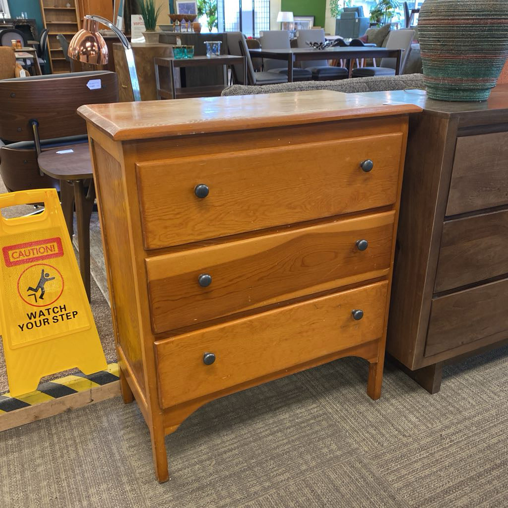 Pine Three Drawer Chest