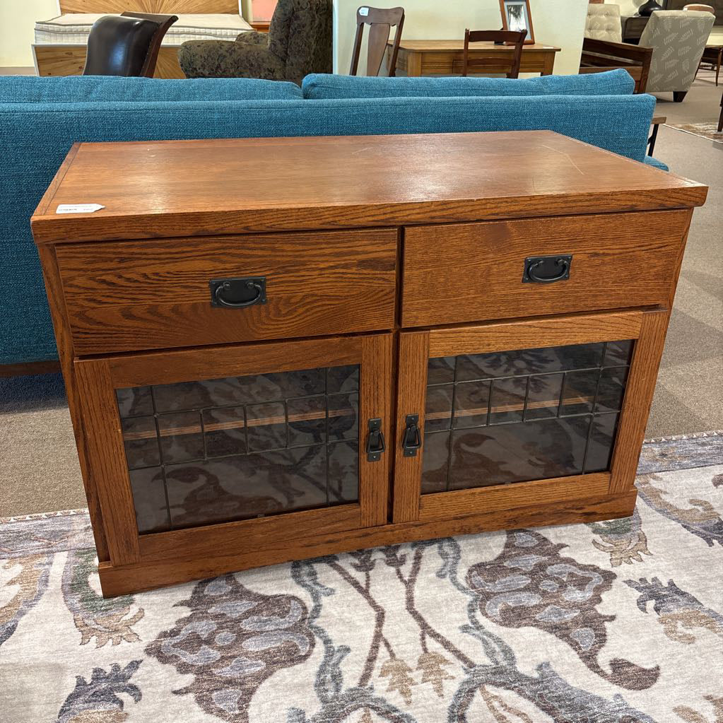 Mission Style Media Cabinet