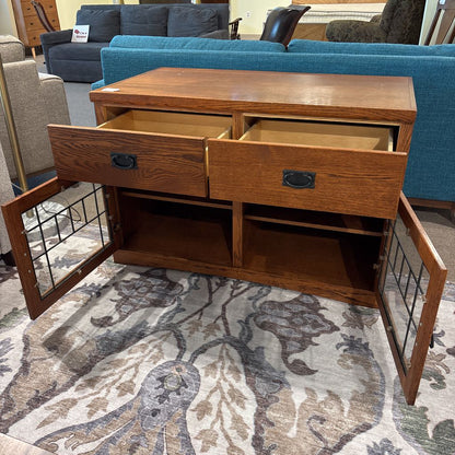 Mission Style Media Cabinet