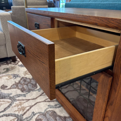 Mission Style Media Cabinet