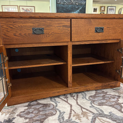 Mission Style Media Cabinet