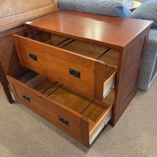 Mission Style 2 Drawer Cabinet C CABINETS