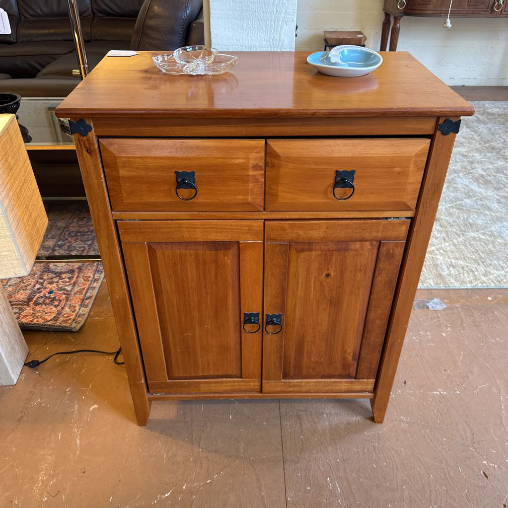 Oak 1 Drawer 2 Door Cabinet C CABINETS