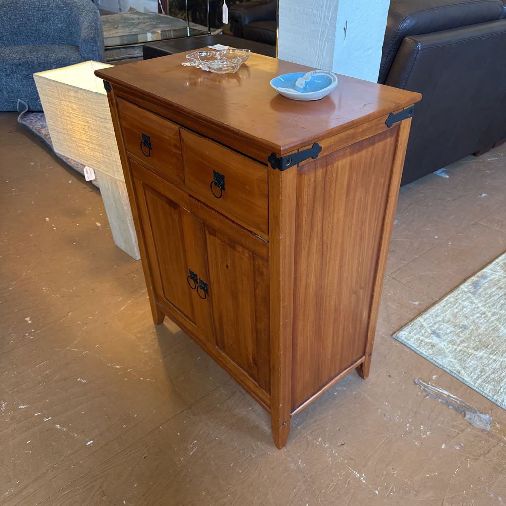 Oak 1 Drawer 2 Door Cabinet C CABINETS