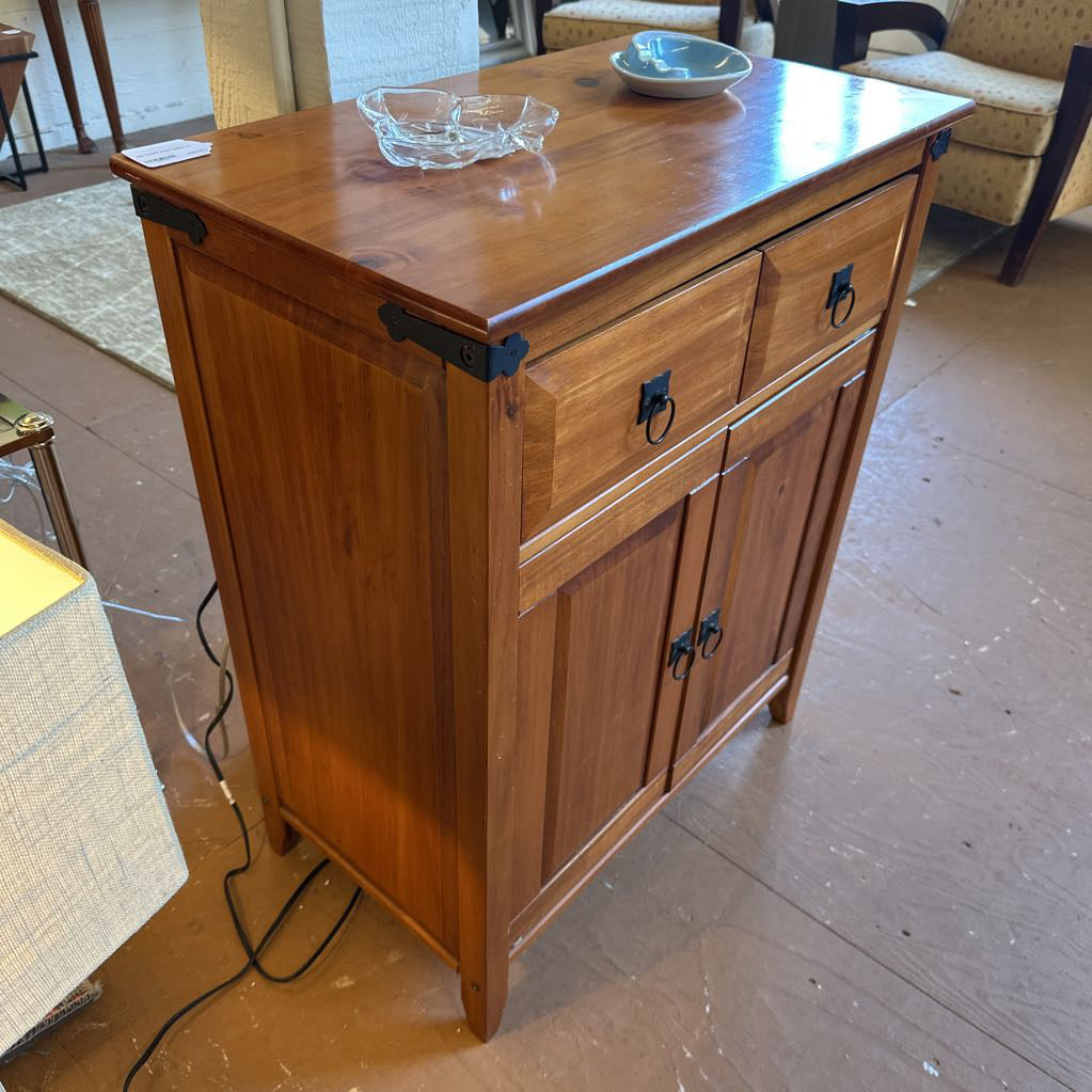 Oak 1 Drawer 2 Door Cabinet C CABINETS