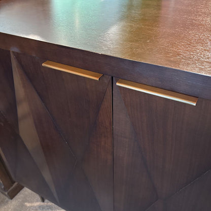 Mitchell Gold & Bob Williams Bar Cabinet w/ Lift Top & Mirror